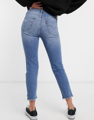 724 high rise straight crop jeans