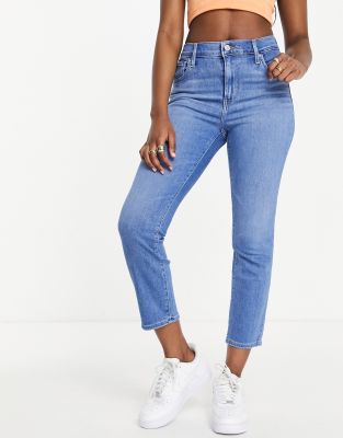 Levi's 724 high rise straight clearance crop