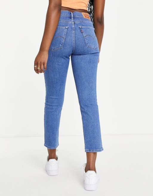 Levi's 724 straight crop jeans sale