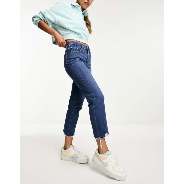 Levi 724 High High Waist Crop Straight Leg Jeans Levis Women 724