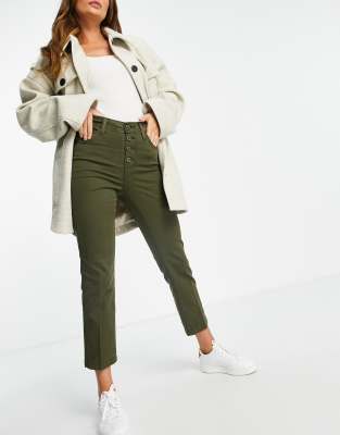 levis 724 high rise crop