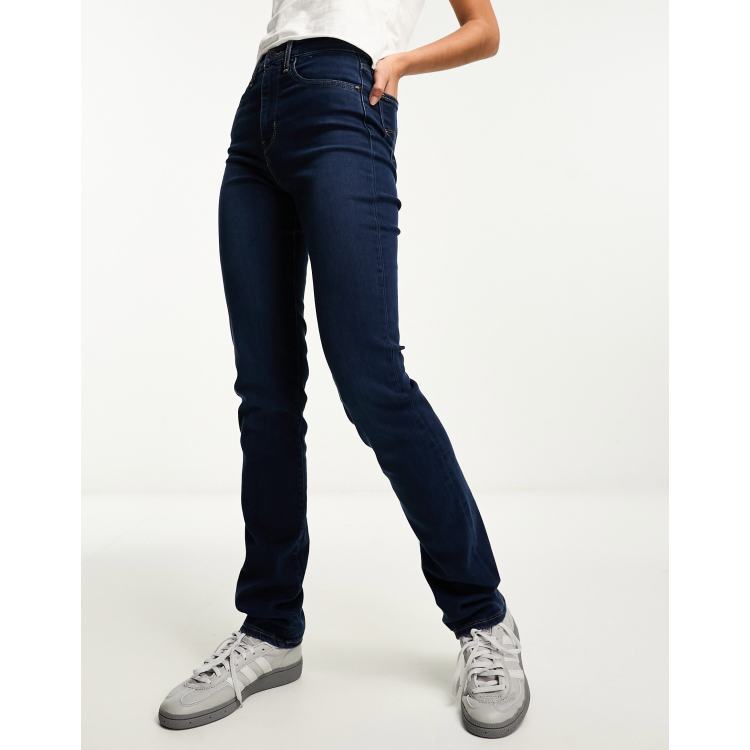 Levi's 724 High Rise Stright - Z0746 Dark Indigo Worn In - FINAL SALE