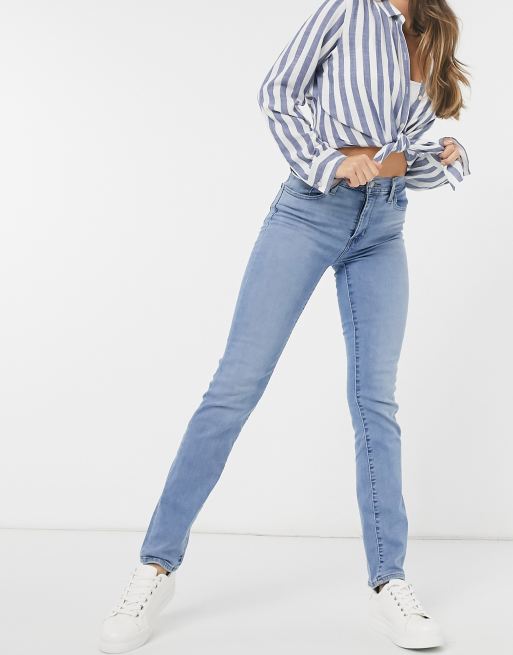 724™ High Rise Straight Jeans - Blue