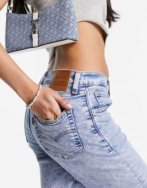Levis - 724 - Jean droit taille haute - Bleu clair délavé, 5 de 5