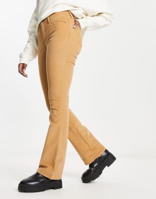 Levi s 725 high rise bootcut cord jeans in tan