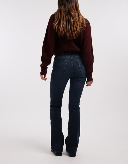 Levi's 725 high rise bootcut jeans in dark blue ASOS