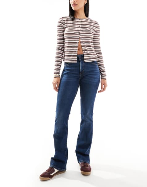 Levi's 725 high rise bootcut jeans in dark indigo - view 1