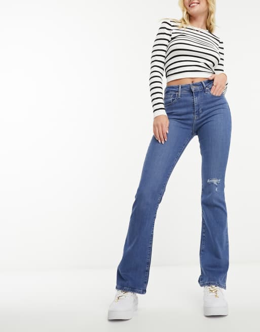 Levi's 725 HIGH RISE BOOTCUT Blue - Free delivery