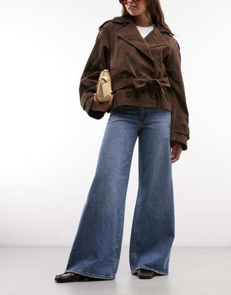 Levi's 728 jean large taille haute délavage moyen - view 1