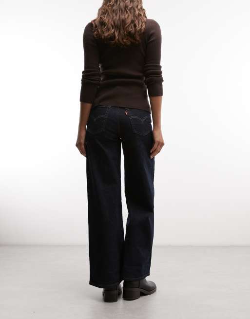 Levi's 728 jean large taille haute indigo, 3 de 5