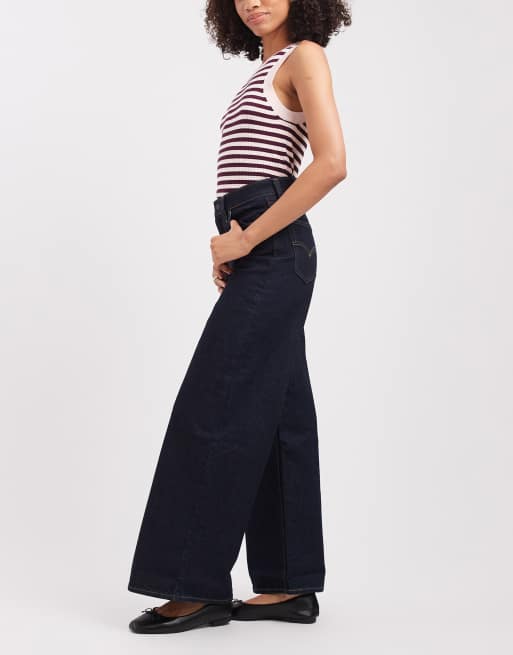 Levi's – 728 – Jeans mit weitem Bein und hohem Bund in dunkler Waschung, 3 von 5