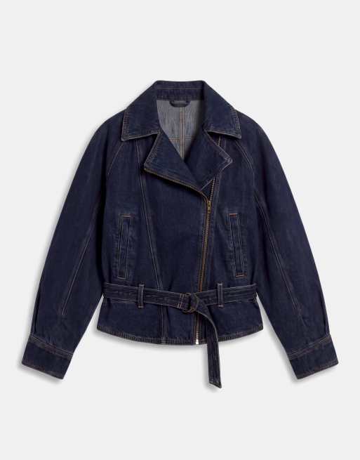 Levi's 80'er denim cinch bomberjakke i mørkeblå, 5 af 8
