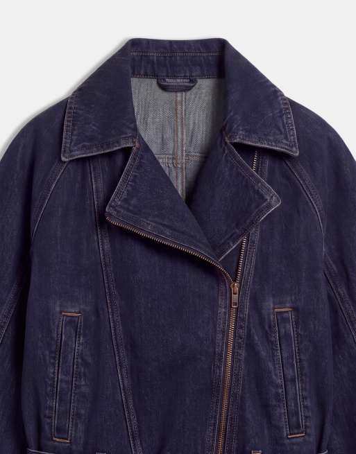 Levi's 80'er denim cinch bomberjakke i mørkeblå, 7 af 8