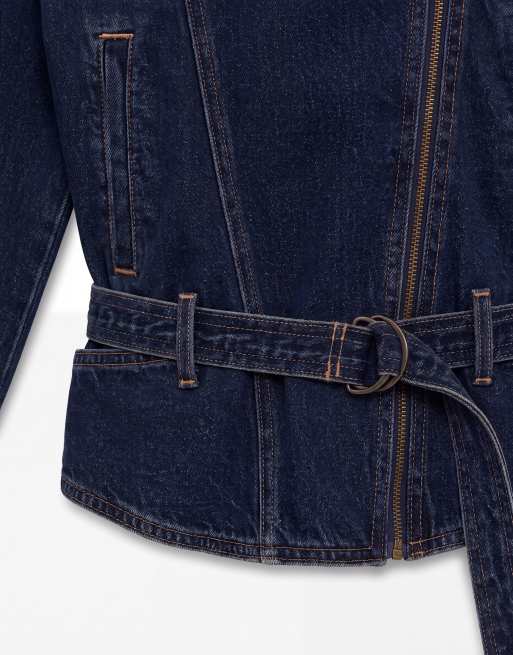 Levi's 80'er denim cinch bomberjakke i mørkeblå, 8 af 8
