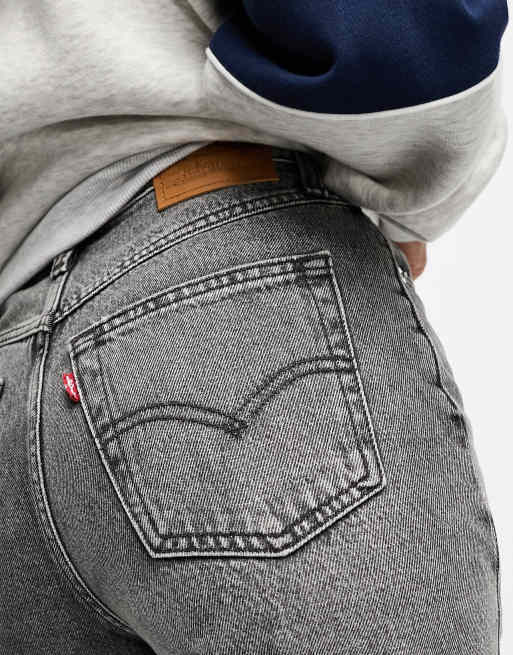 Levi's 80's mom jeans in grey wash, 5 of 5