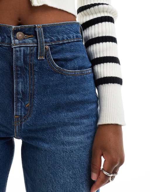 Levi's 80's mom jeans in mid blue, 2 of 5
