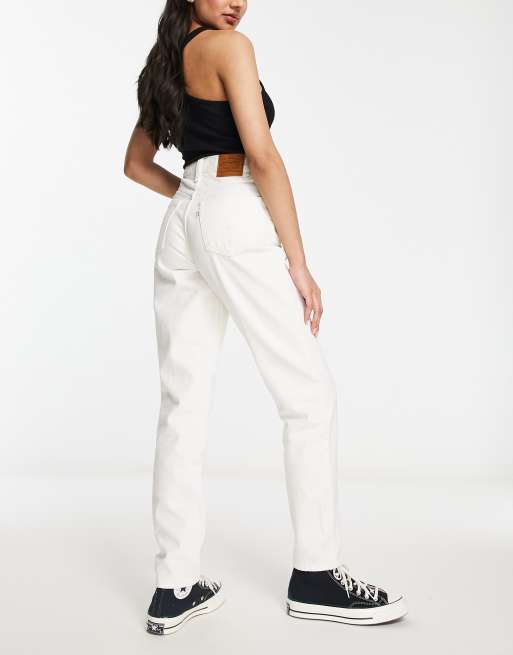 Levi s 80S mom jeans in white