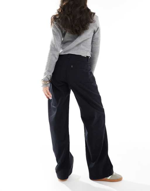 Levi's - 90' - Pantaloni dritti neri, 4 di 5