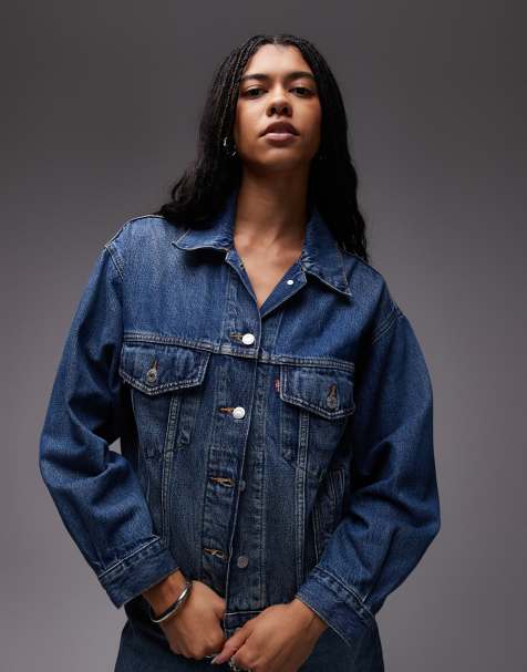 Levi's - 90'er trucker-denimjakke i lys vask - view 1