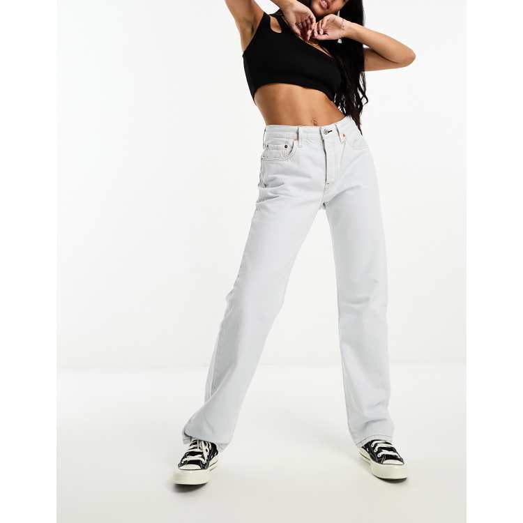 Levi's 90's 501 straight jeans in white | ASOS