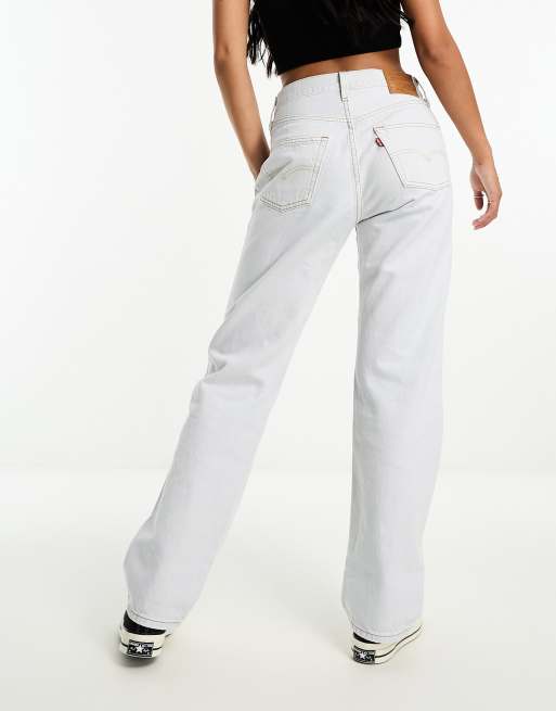 Levi's 90's 501 straight jeans in white