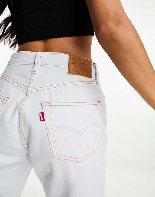 Levi's 90's 501 straight jeans in white