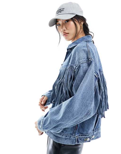 Levis fringe outlet jacket