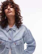 CARHARTT WIP｜DENIM JACKETS (Arca Jacket (I034874 8906)) Carhartt WIP Women's Arca Jacket | Blue (stone bleached