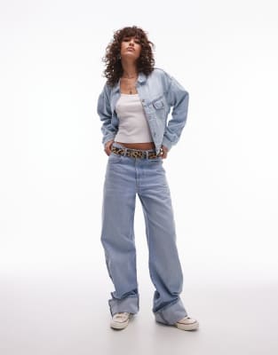 Levi's 90s Shrunken Trucker Denim Jacket In Blue