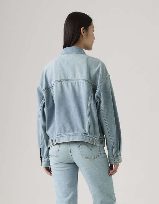 Levi's 90s trucker denim jacket in blue, 2 of 4