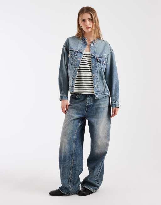 Levi's 90s trucker in blue, 2 of 4