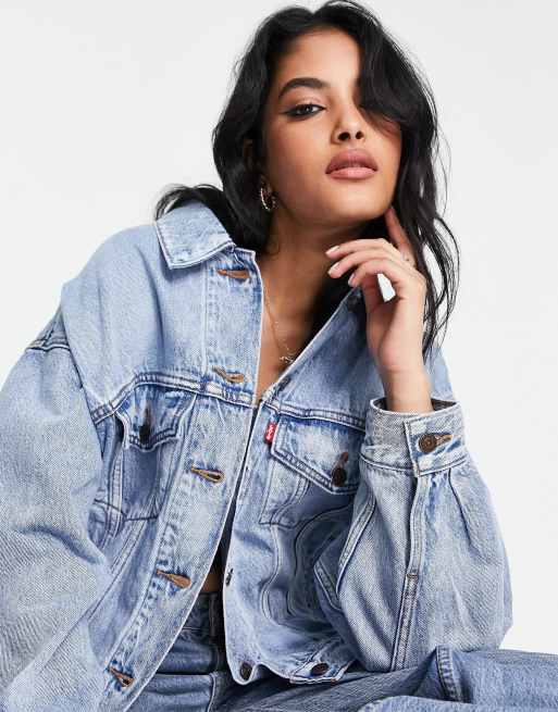 Levi s 90 s trucker in vintage wash