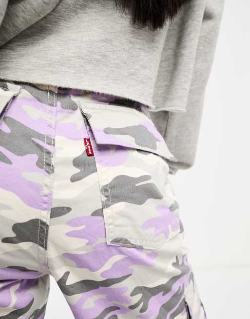 Purple camo deals cargo shorts