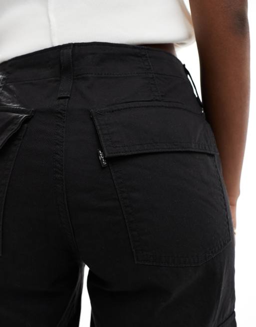 Levi's 94 baggy cargo pants in black