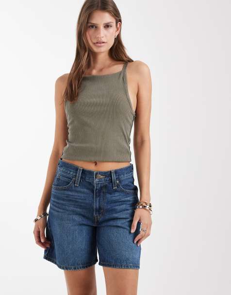 Levi's - '94 - Baggy denim short in middenblauw - view 1