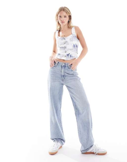 Levi's - '94 - Baggy jeans in lichtblauw met wassing