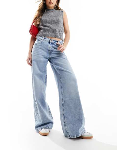 Levi's '94 - Baggy jeans med brede ben i lyseblå vask - view 1