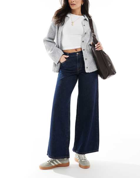 Levi's - '94 - Baggy jeans met wijde pijpen in donkerblauw - view 1