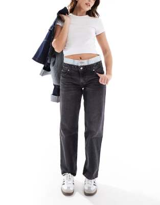 Levi's '94 Baggy Jeans With Layered Waist In Black