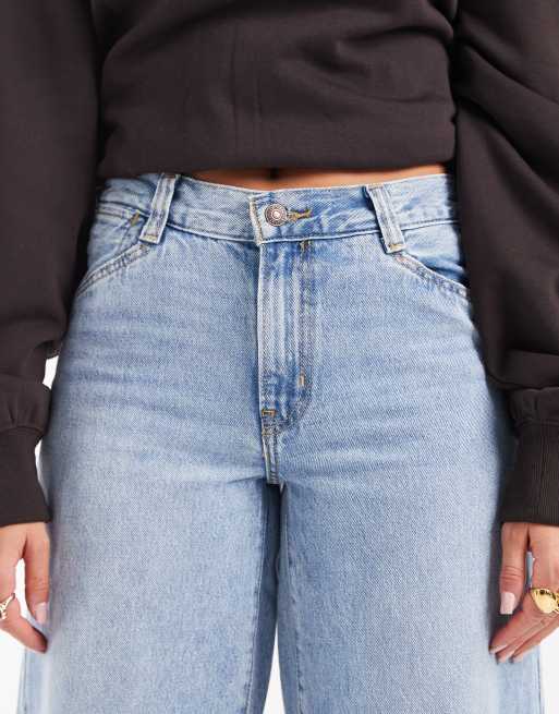 Levi's '94 baggy wide jeans in light blue wash, 4 of 5