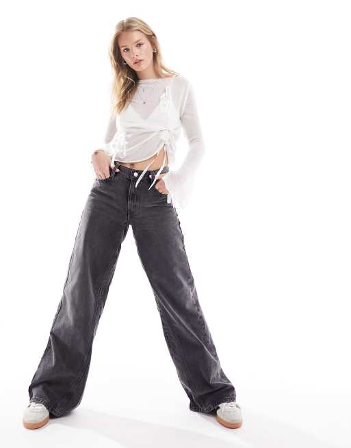 94 Baggy Wide Leg Jeans - Black