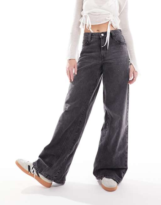 94 Baggy Wide Leg Jeans - Black