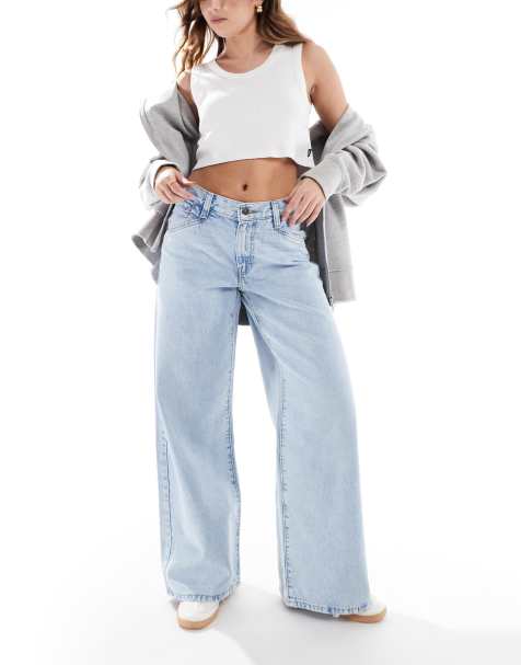 Levi's '94 baggy wide leg jeans in light blue - view 1