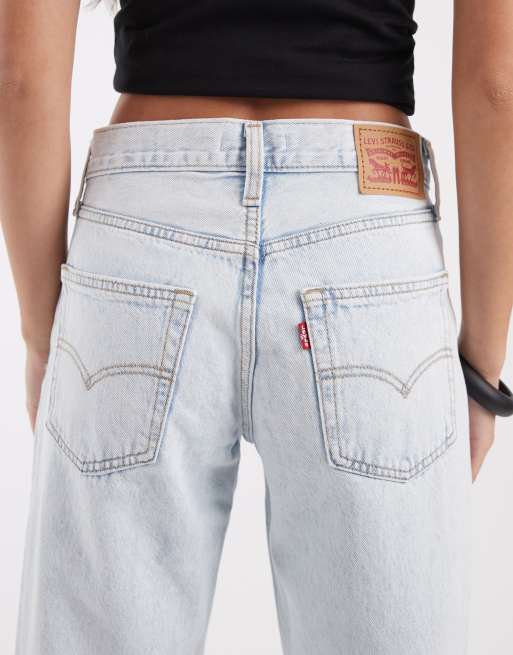 Levi's '94 baggy wide leg jeans in light blue , 5 of 5