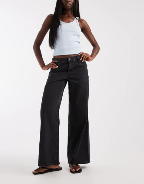 Levi's '94 baggy wide leg jeans in black 