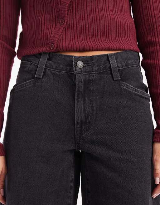 Levi's '94 baggy wide leg jeans in black