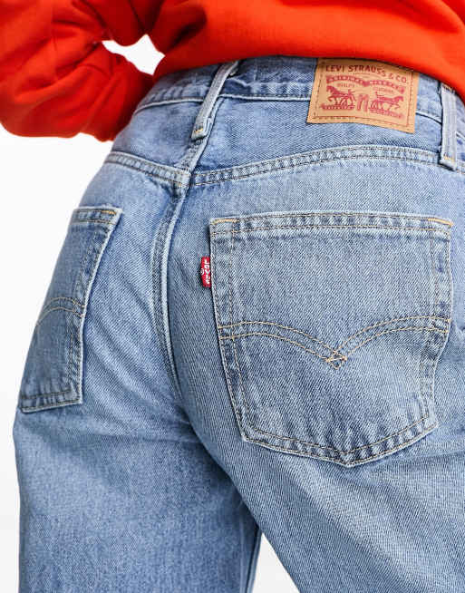 Levi's - 94 - Jeans ampi azzurri con strappi, 2 di 5