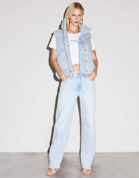 Levi's – 94 – Obszerne jasnoniebieskie jeansy z ozdobnymi szwami - view 1