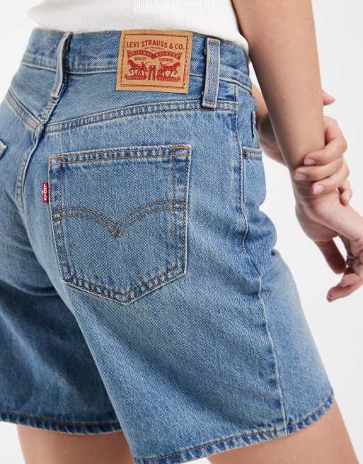 Levi's - '94 - Pantaloncini larghi color blu medio, 3 di 5