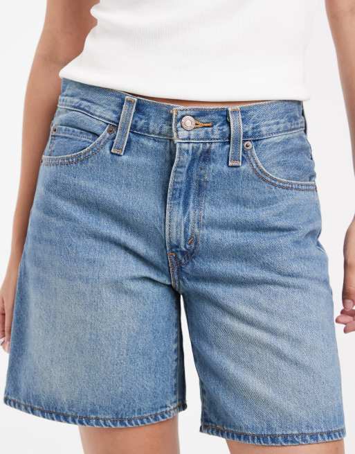 Levi's - '94 - Pantaloncini larghi color blu medio, 4 di 5